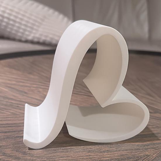 Heart Phone Stand 3D Printed Heart Shaped Mobile Phone Holder for Smartphones Tablets Kindles Romantic Desk Accessory for Home Office Nightstand