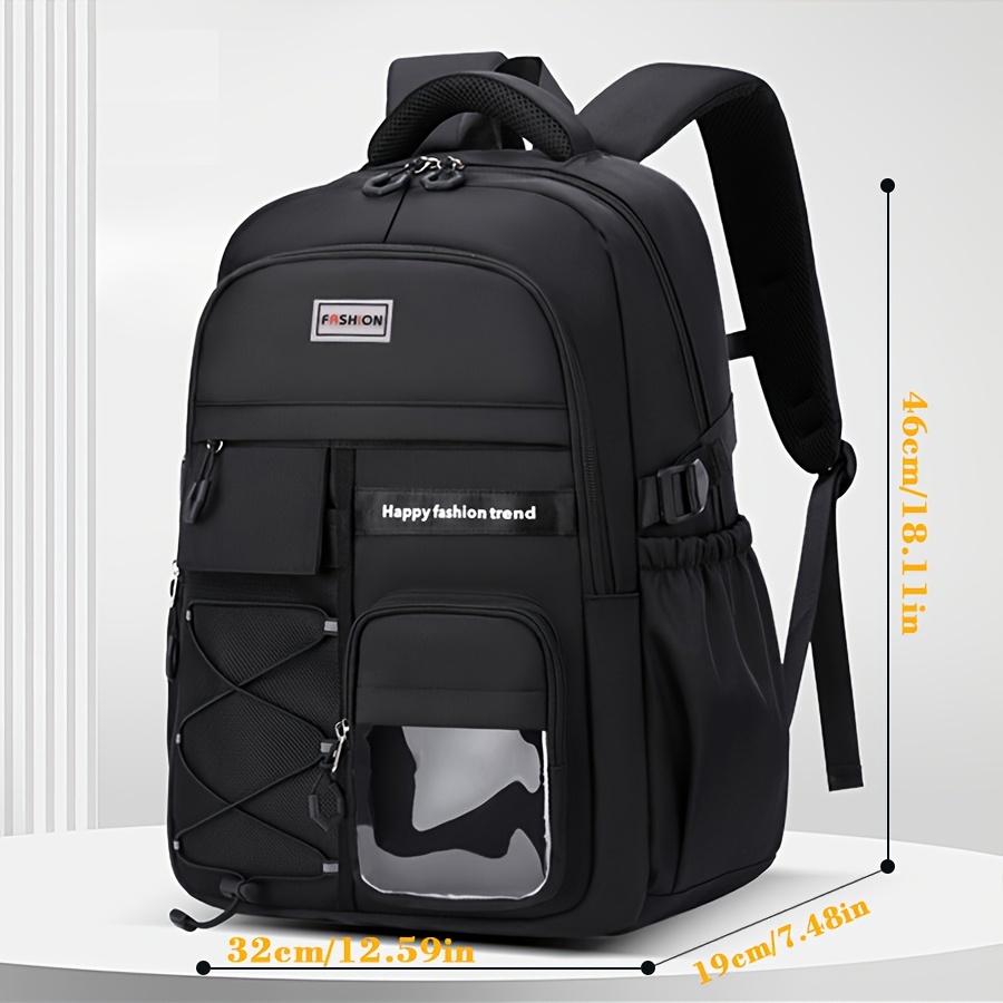 Stylish Unisex Backpack Large Capacity School Travel Bag with Adjustable Straps & Multiple Compartments Waterproof