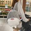 Zaino nuovo ins squalo peluche zaino carino piccolo pinguino cartone animato zaino divertente studente versatile ragazza zaino scolastico