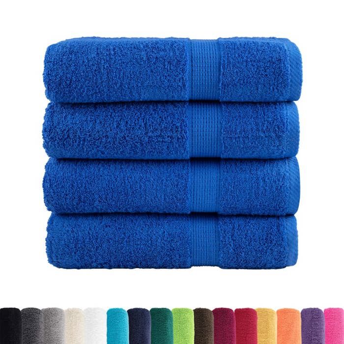 VidaXL Premium Quality Shower Towels 4 Pcs, Bath Sheets, Guest Towels, Bathroom Towels 137189