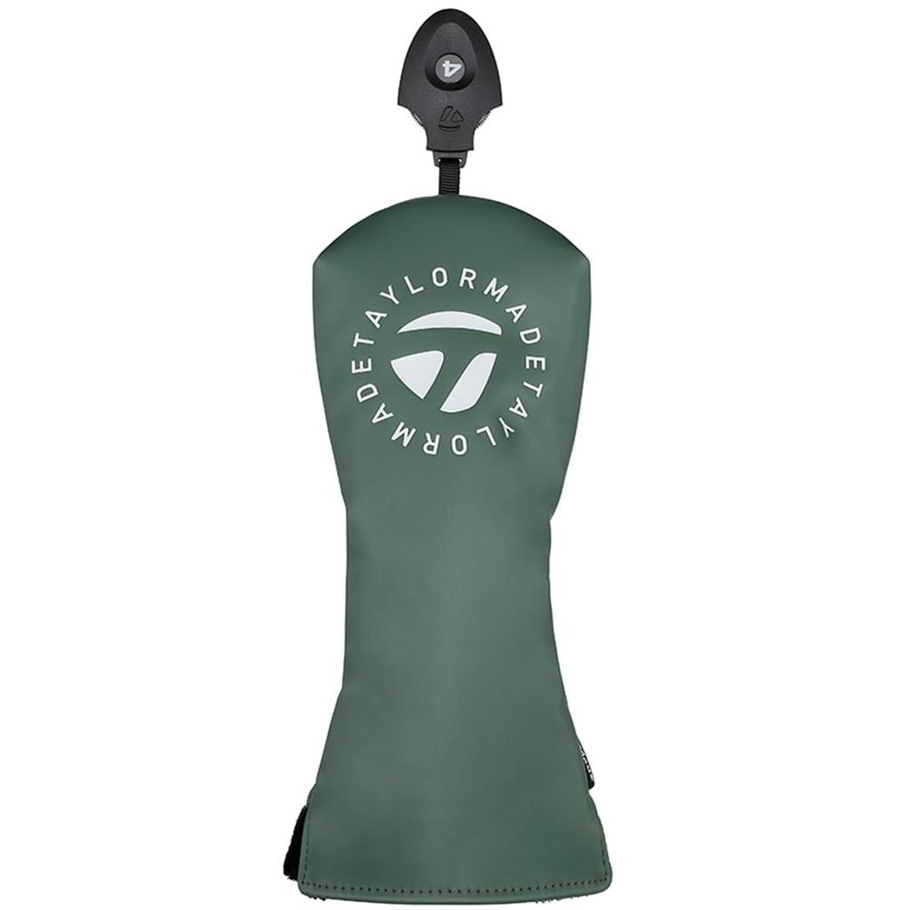 TaylorMade Circle Logo Utility Headcover, Acid Green, Unisex, UN788 25FW