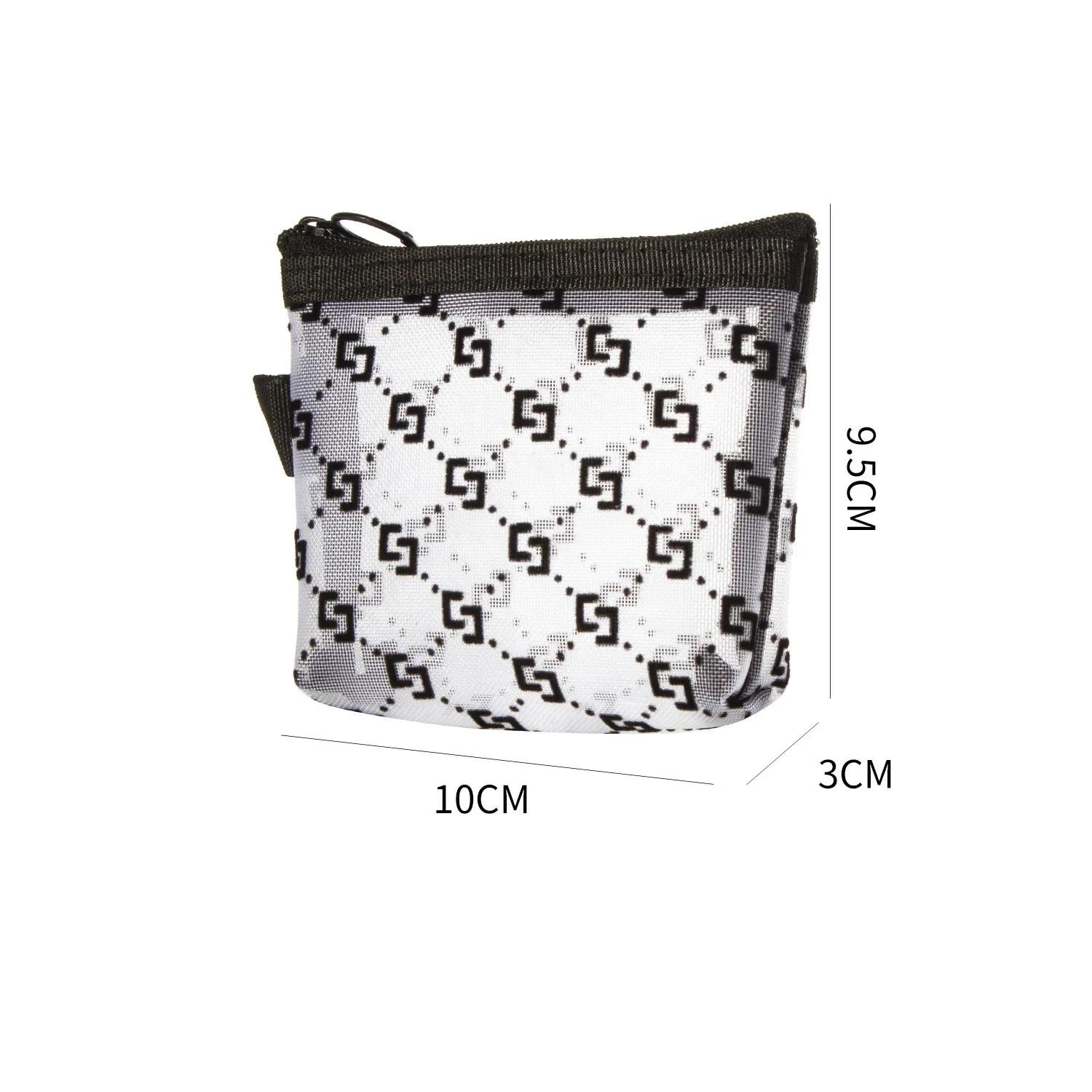 

Новая красочная сетчатая сумка с принтом в виде сердца, портативная косметичка, косметичка, мини-милый кошелек для монет, чехол для карт