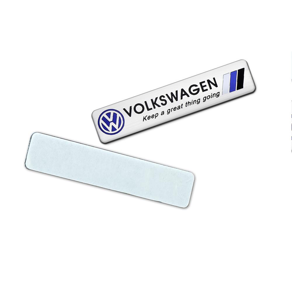 

Для VOLKSWAGEN VW Алюмінієва наклейка на кузов автомобіля Універсальні аксесуари для декору логотипу транспортного засобу Для Volkswagen VW Golf Polo Beetle Pas