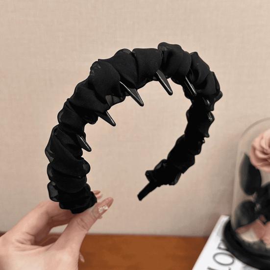 Retro High Skull Headband Double Wear Flexibility Hairband Comfortable Stable Reversible Head Band Hair Accessories
