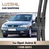 Для Opel Astra G 1998-2005 1999 2000 2001 2002 2003 2004 Двірники Передні щітки двірників Лобове скло Щітки для вікон 20"+19"