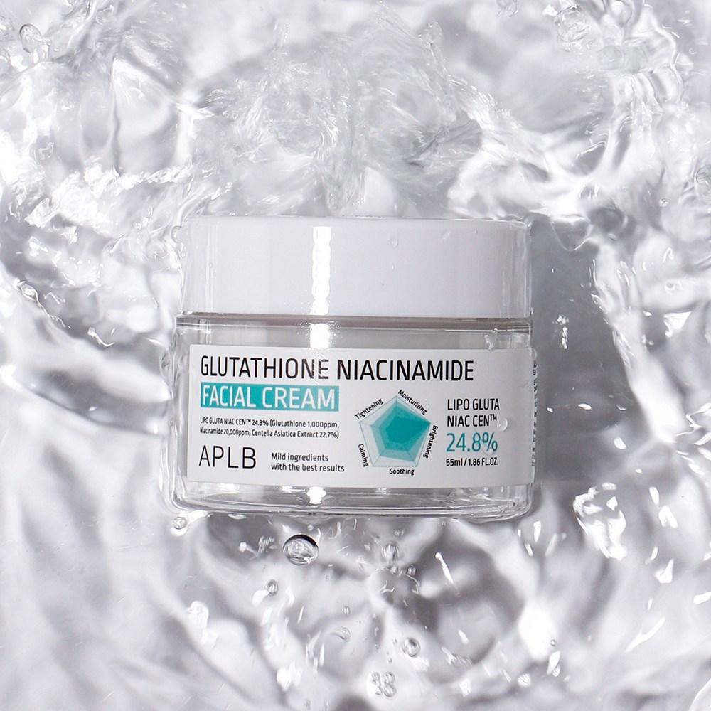 APLB Glutathione Niacinamide Facial Cream, 55ml, 1 Pack
