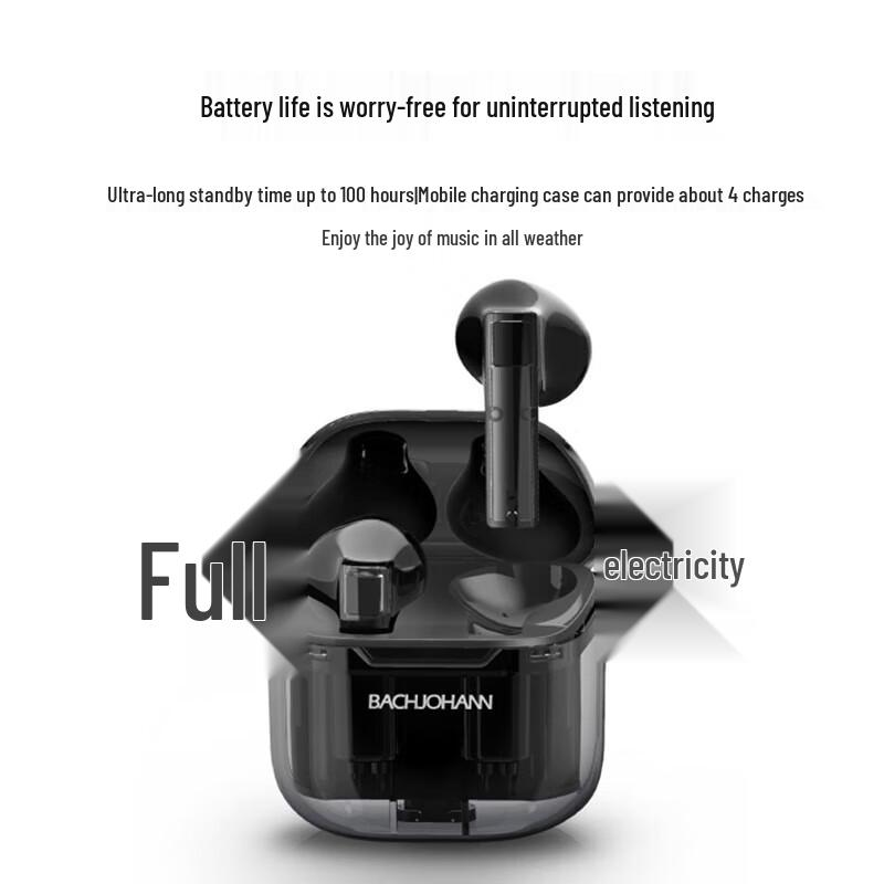 Bach Johann T6 Smart Noise-Canceling True Wireless Sports Earbuds