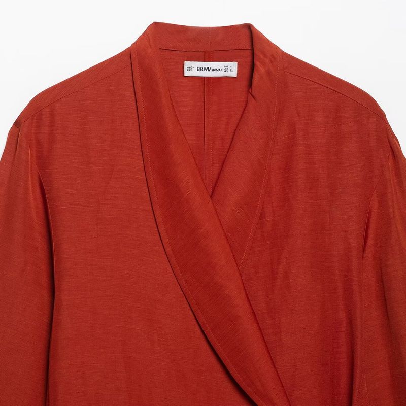 Kaslead New Arrival Women's Clothing Fashion Style Elegant Kimono Outwear Linen Blend Casual Pants