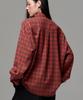 Ira Unisex Vintage Check Shirt - Red