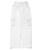 GAINSBORO Utility Cargo String Pants_White Melange