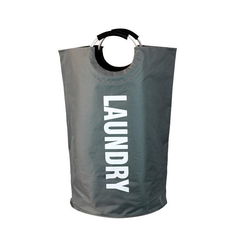 90L Large Capacity Laundry Storage Basket Reusable Multifunctional Plastic Bottle Baskets Home Dirty Laundry Basket With Handle