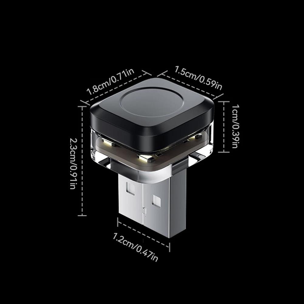 Mini USB LED Nachtlichter Umgebungsbeleuchtung Auto Innenraum Atmosphäre Lampe Auto Dekoration LED Neonbirne Auto 5V Plug and Play