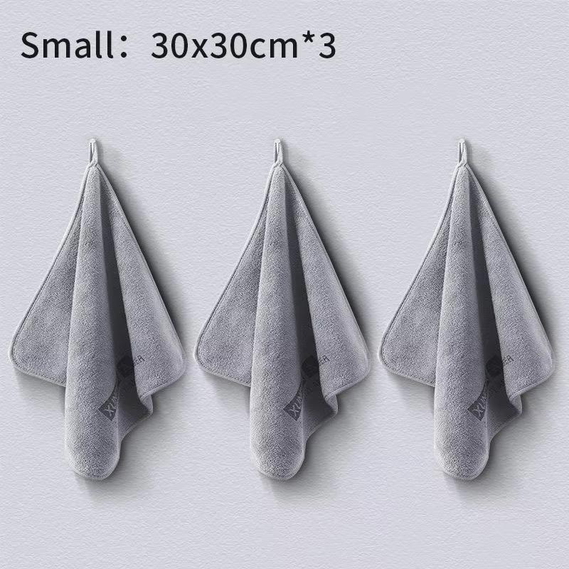 3PCs High-end Microfiber Car Washing Towel Auto Cleaning Drying Cloth short velvet car washing special towel Car Cleaning