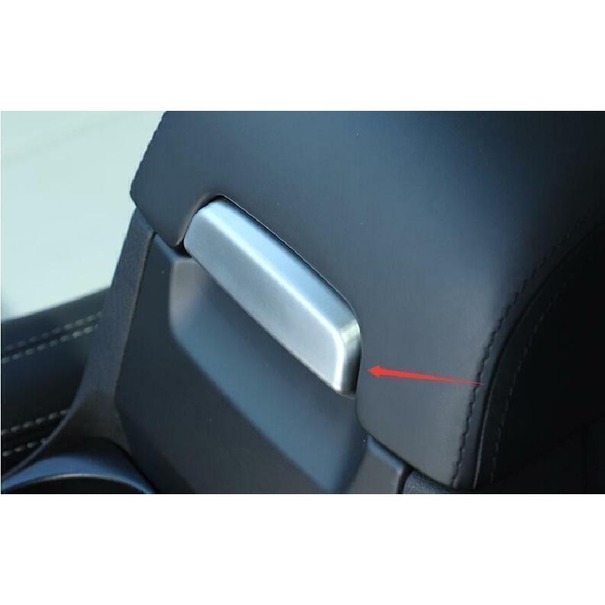 1PC Console Armrest Box Switch  Cover Silver For Land Rover Discovery 4 10-2016