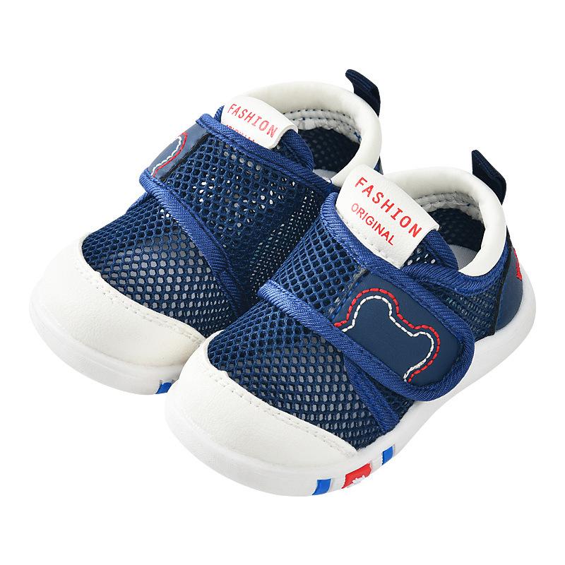 Sandale de vară pentru fete pentru bebeluși pentru 0-2 ani Pantofi anti-alunecare din plasă cu talpă moale