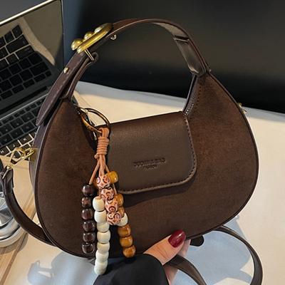 Borsa da donna alla moda in stile coreano, borsa a mano da ragazza, borsa a spalla singola quotidiana di bell'aspetto, borsa a tracolla