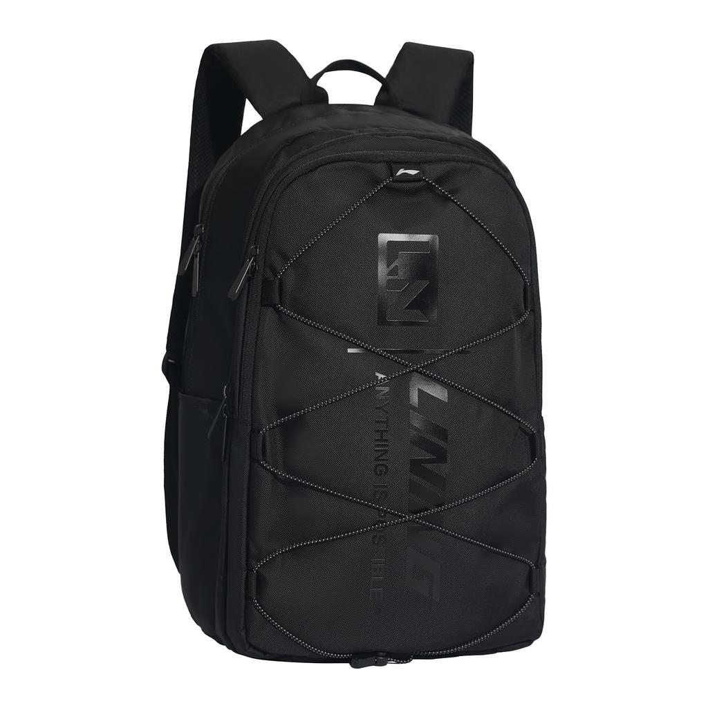 New LiNing Polyester Backpack Unisex Black ABSU603-1
