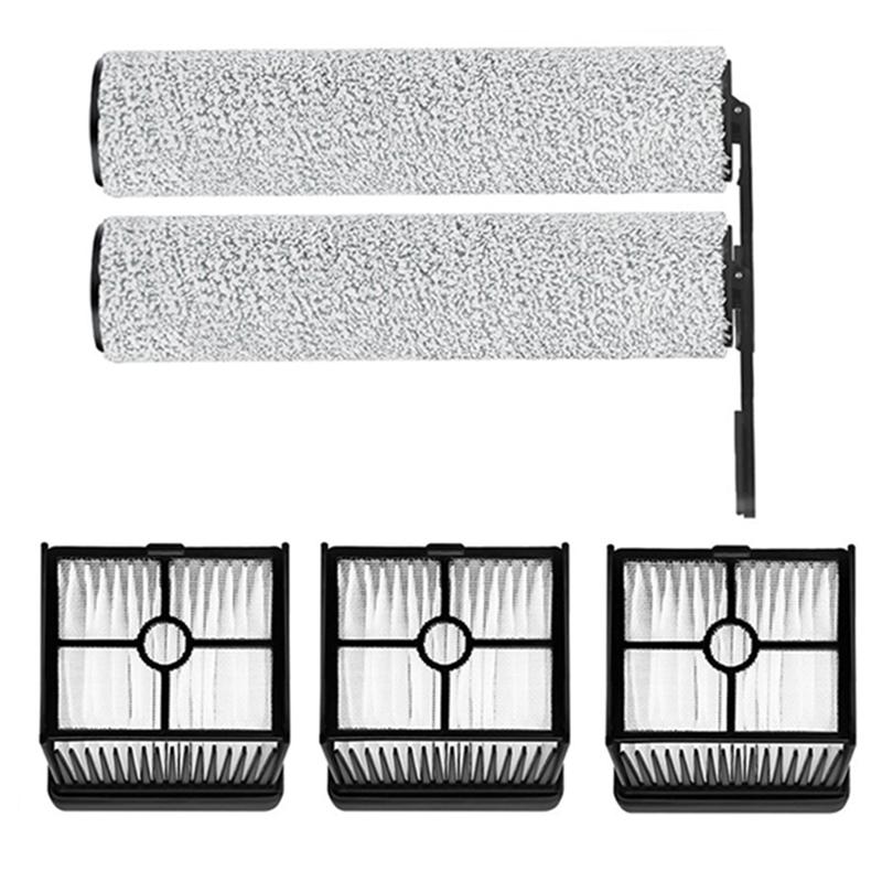 A78E-Roller Replacement Kit For MOVA K10/K10 Pro, Trouver K10/K10 Pro Vacuum Cleaner- Main Brush HEPA Filter Included