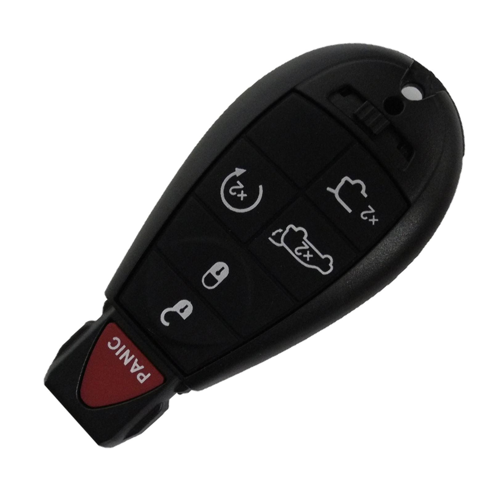 

jingyuqin 6 кнопок дистанционного смарт-ключа Shell Blank для Chrysler Jeep Dodge Grand Caravan Durango Charger Journey Case Fob Cover морская ракушка