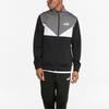 Puma Men's Black Gray And White Color Block 2-Piece Tracksuit Sportswear Set 845848-01