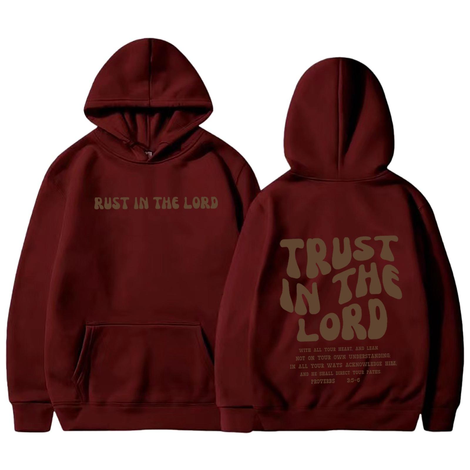 

Осенне-зимний свитер с капюшоном из флиса с фирменным принтом Tide 5XL