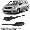 Driver Passenger Side Windshield Wiper Cowl Trim Panel Cover Compatible With Toyota Sienna 2011 2012 2013 2014 2015 2016 2017 2018   Replace