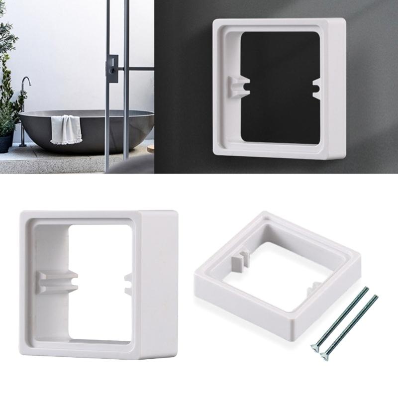 Single Socket Spacer 20mm Light Switches Surround Light Switches Accessory for Increased Installation Space & Compatibility