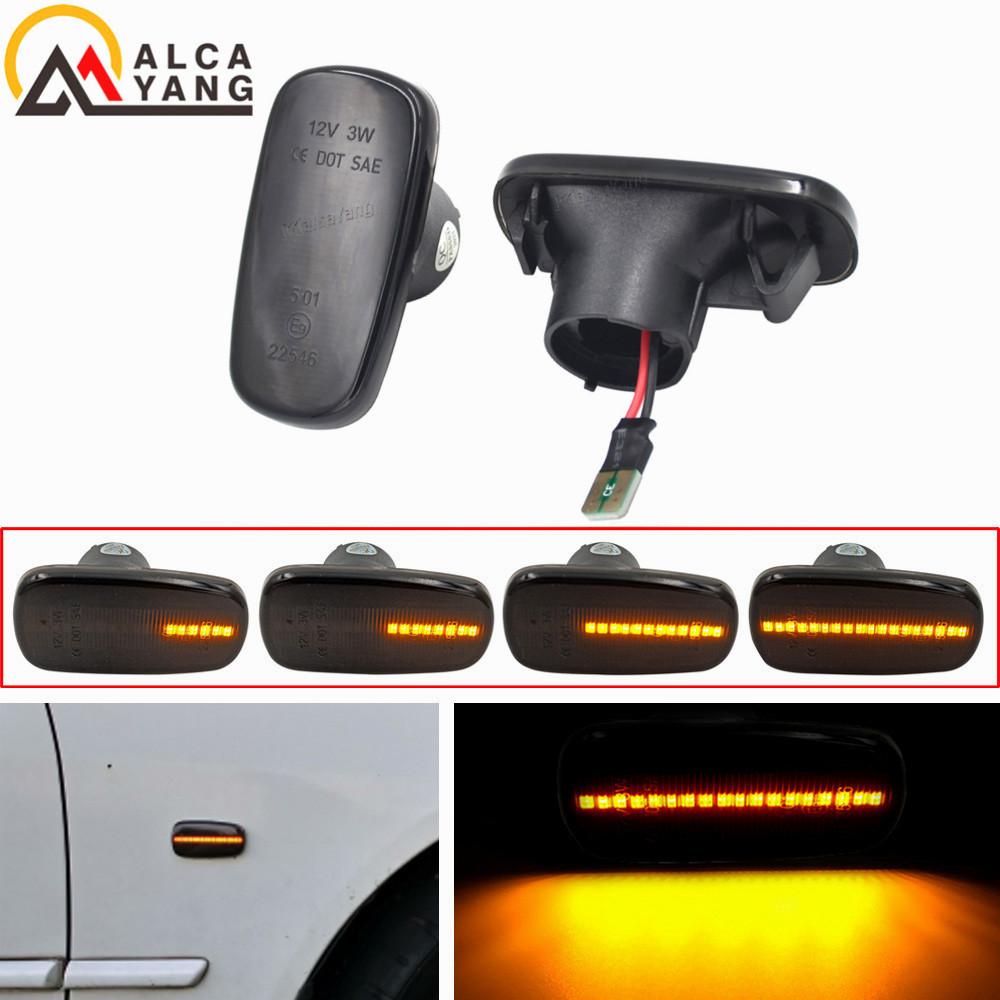 

2 шт. Динамический указатель поворота для Toyota Land Cruiser Prius Kluger Wish RAV4 Altezza Isis Lexus IS 200 300 Боковой габаритный фонарь