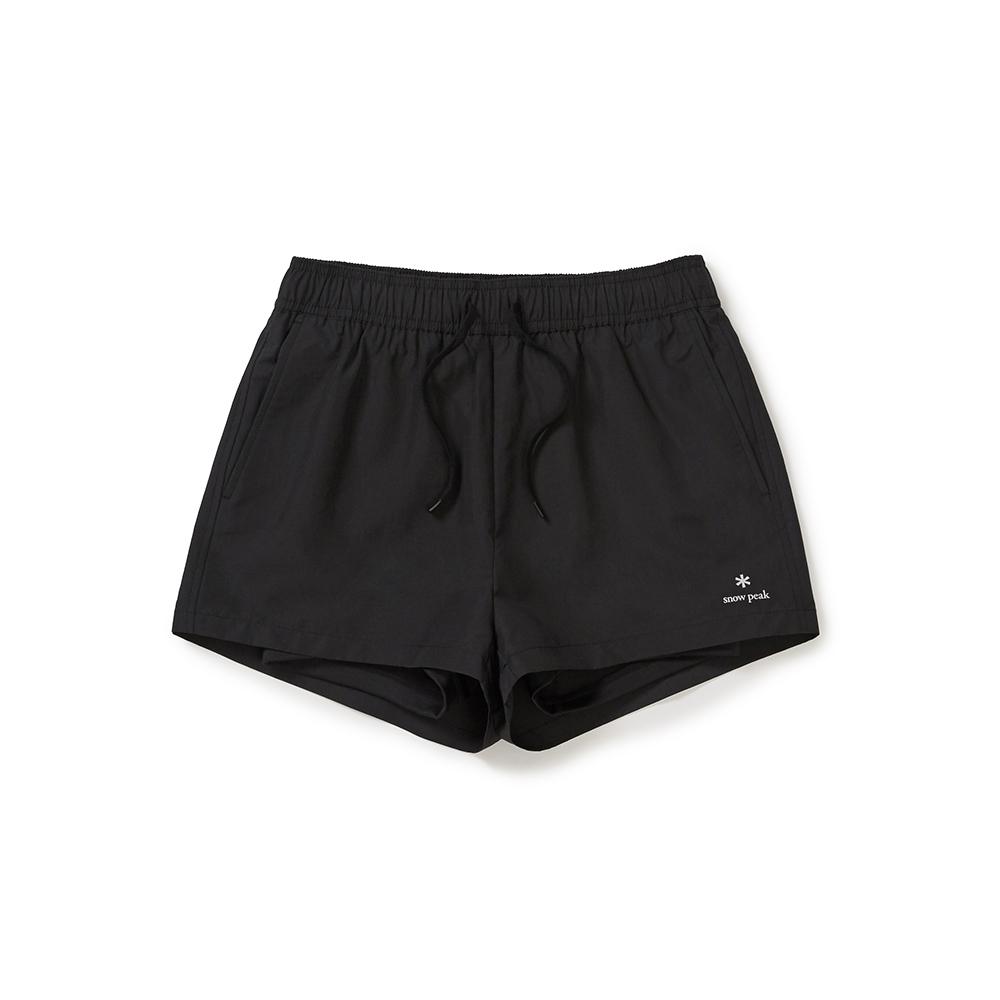 [Snowpeak] Water Women's 3-Quarter Length Leggings Board Shorts Black (S25MWWSP09)