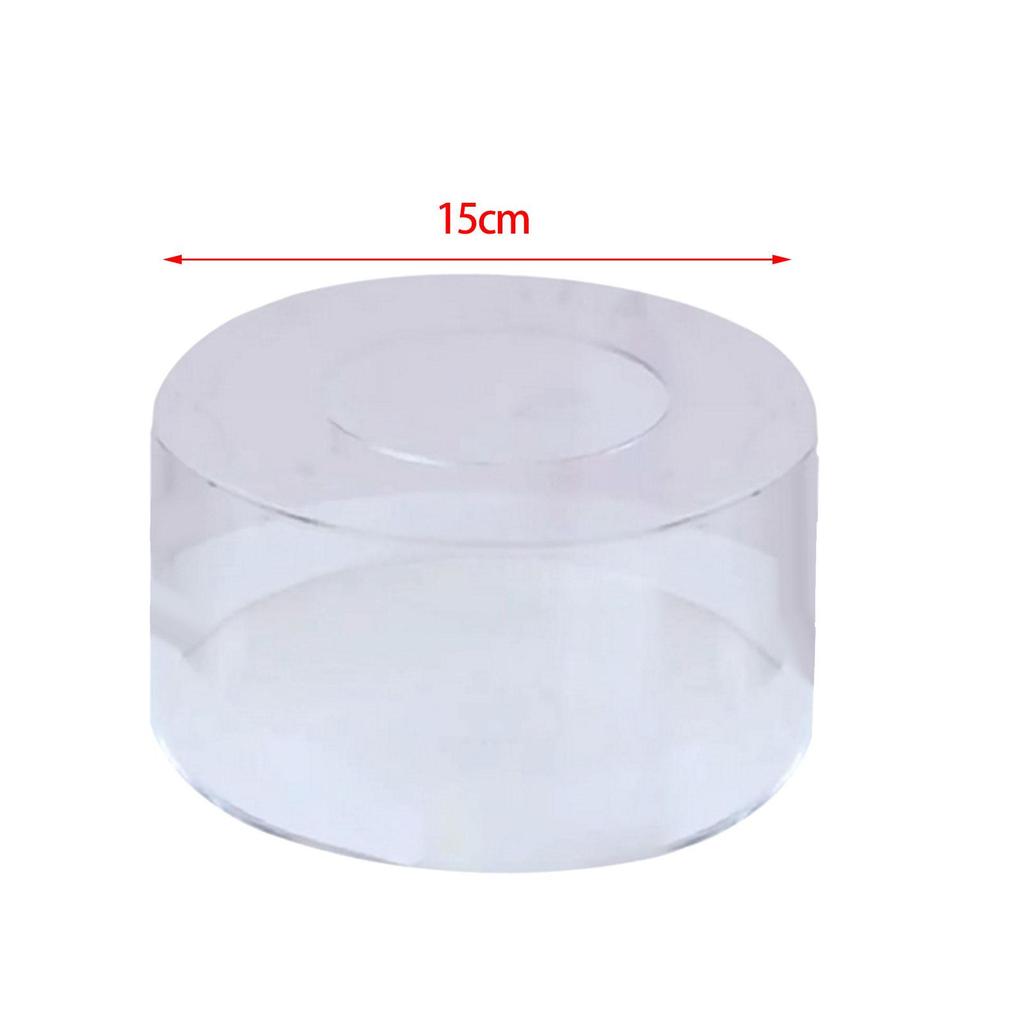 Cylinder Display Riser Round Decorative Supplies Tabletop Decoration Base Transparent Stand Riser Cake Tier for Wedding Birthday