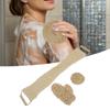 3pcs Body Scrubber Set Exfoliating Sisal Glove Deep Clean Shower Loofah Set for Home