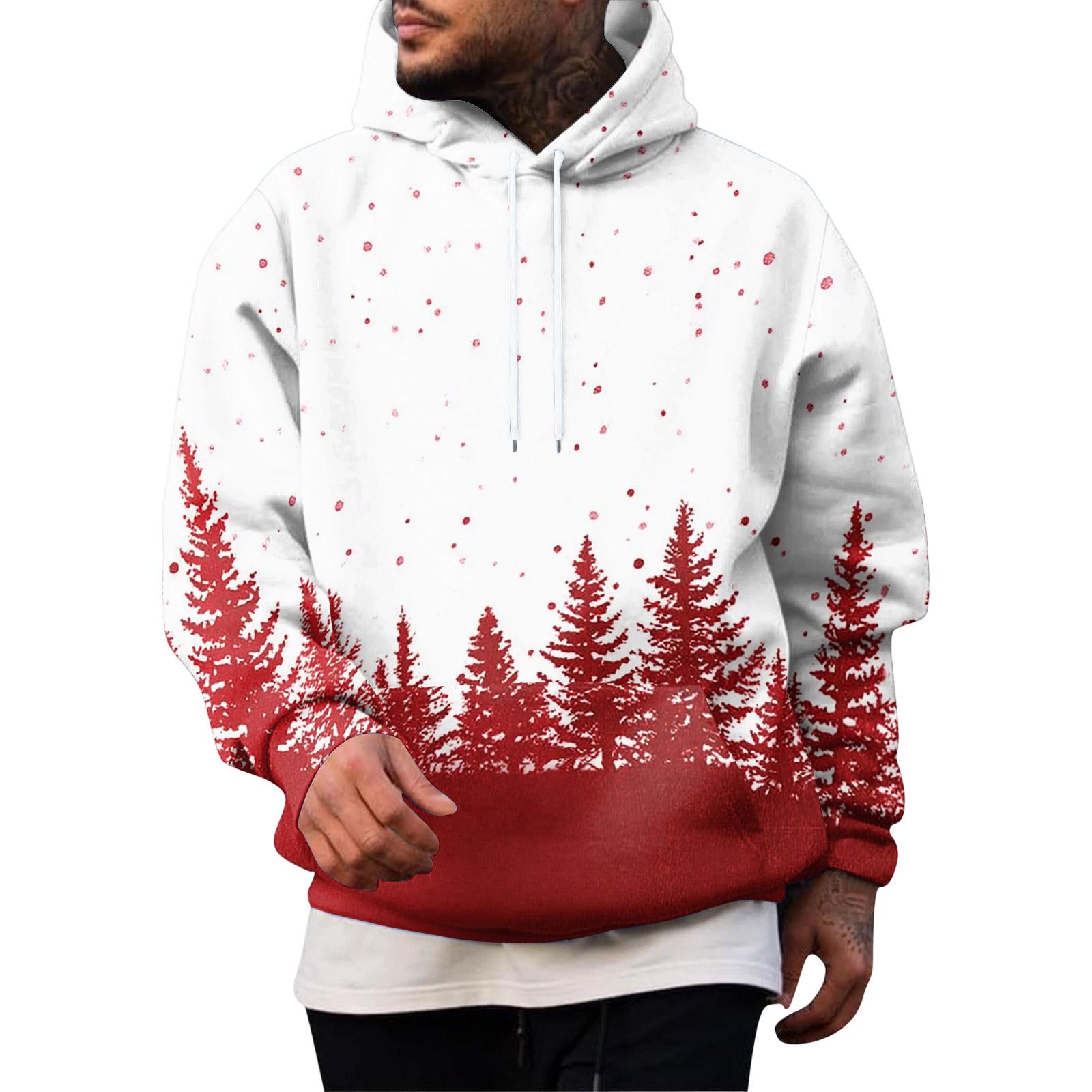 

Спортивный костюм с капюшоном, унисекс, одежда для бега, пуловер с длинными рукавами, толстовка с капюшоном XL красный