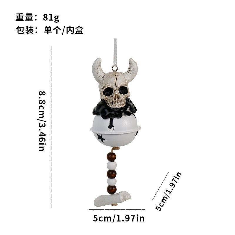 

Elegant Halloween Decorations - European Style Scary Demon Wind Chime for Home Decor and Parties - Convenient Hanging Ornament