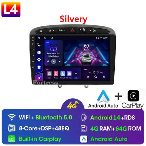 Android14 Car Radio for Peugeot 408 308 308SW 2007-2020 Multimedia Video Player Navigation GPS Carplay Auto 4G Stereo 2Din