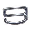 10Pcs Bra Hooks Electroplating Process Strong Material Durable Sturdy Two Holes