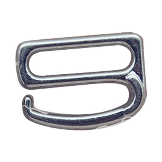 10Pcs Bra Hooks Electroplating Process Strong Material Durable Sturdy Two Holes