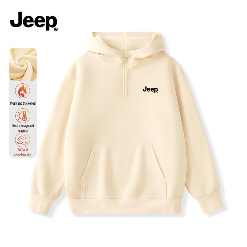 Мужская толстовка с капюшоном из плотного флиса JEEP 3XL