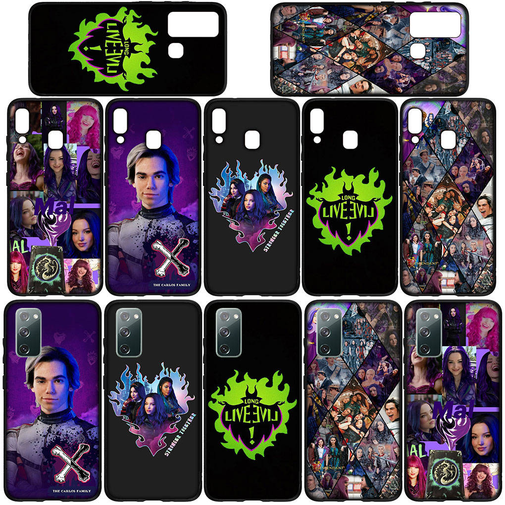 for Samsung Galaxy S24 S23 iPhone 16 15 14 Xiaomi Redmi Note 13 12 11 10 8 Plus 9 Pro Max X XR A16Phone Case Cartoon Descendants OPPO Huawei Cover