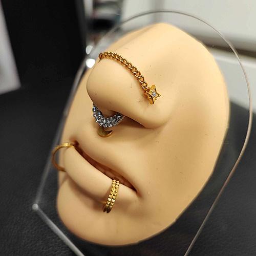 Titanium Chain - Gold - D-061 40 Mm