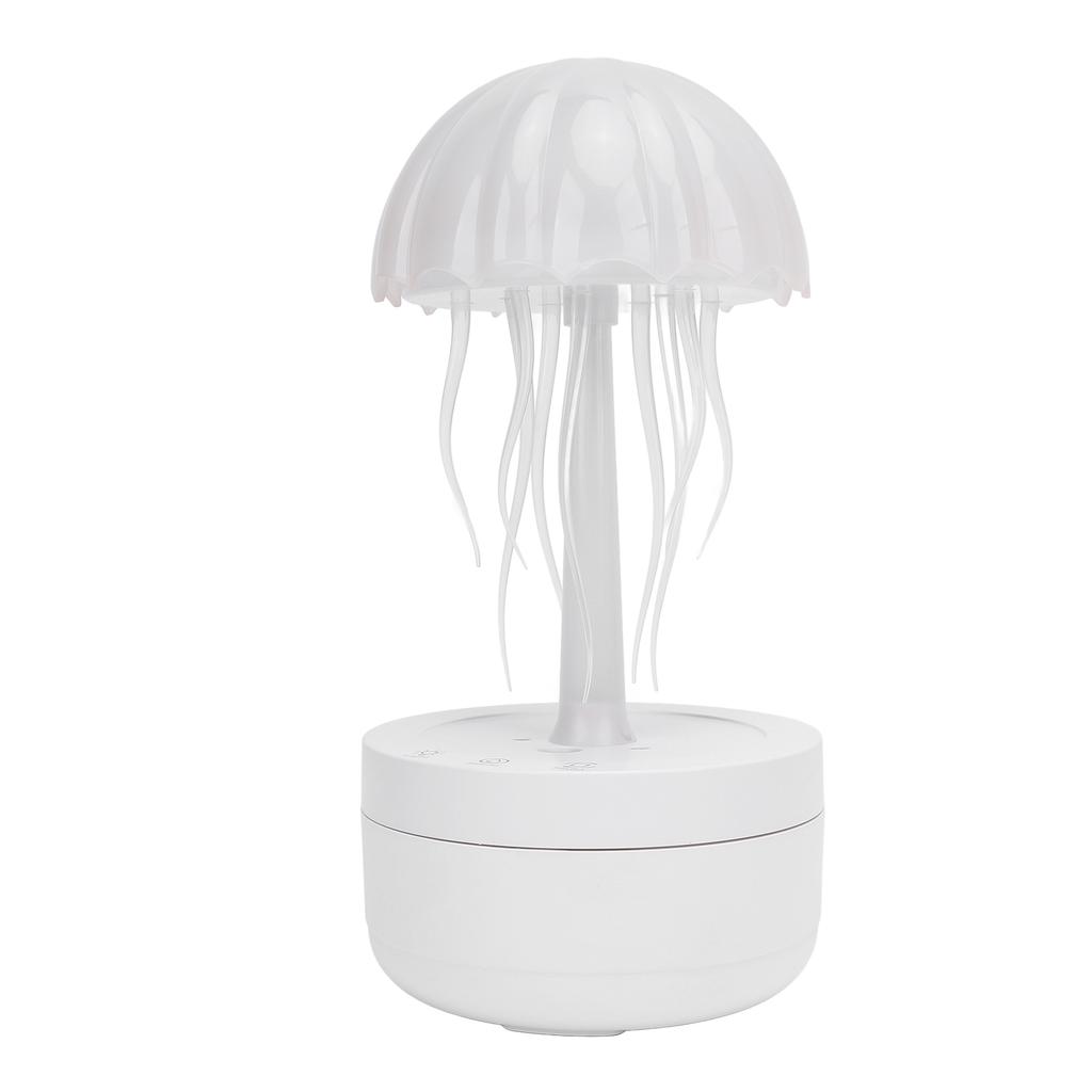 Jellyfish Humidifier LED Color Night Light Rotating Essential Oil Diffuser for Bedroom Office Hotel