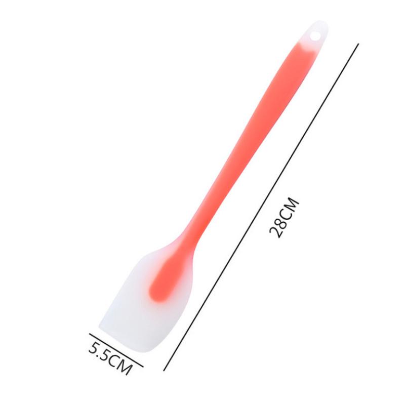 Silicone Spatula Cream Butter Cooking Baking Spatula Heat Resistant Utensils Scrape Decorator Translucent Kitchen Baking Tools