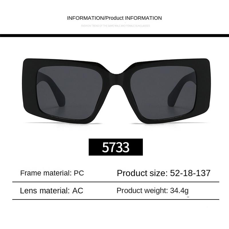 fashion Brand Vintage Square Sunglasses Women Men Retro Luxury Designer Black Sun Glasses UV400 Unisex Shades Eyewear