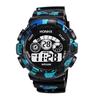 Módní pánské digitální LED analogové Quartz Alarm Date Sportovní náramkové hodinky