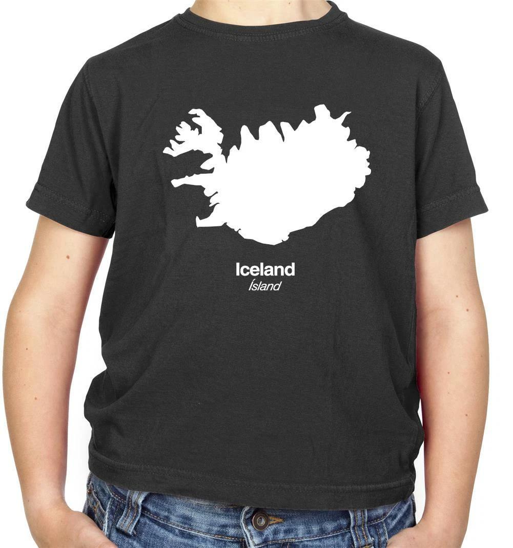 Iceland Silhouette Kids T-Shirt - Icelander - Reykjavik - Ice Land - Country 120