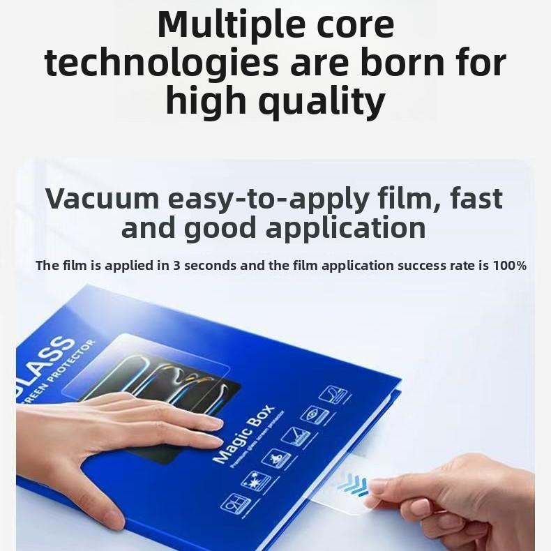Fully Automatic High-definition Instant Tablet Tempered Glass Film for iPad Air 13 Pro Air11 A16 5 4 M3 10th Explosion-proof