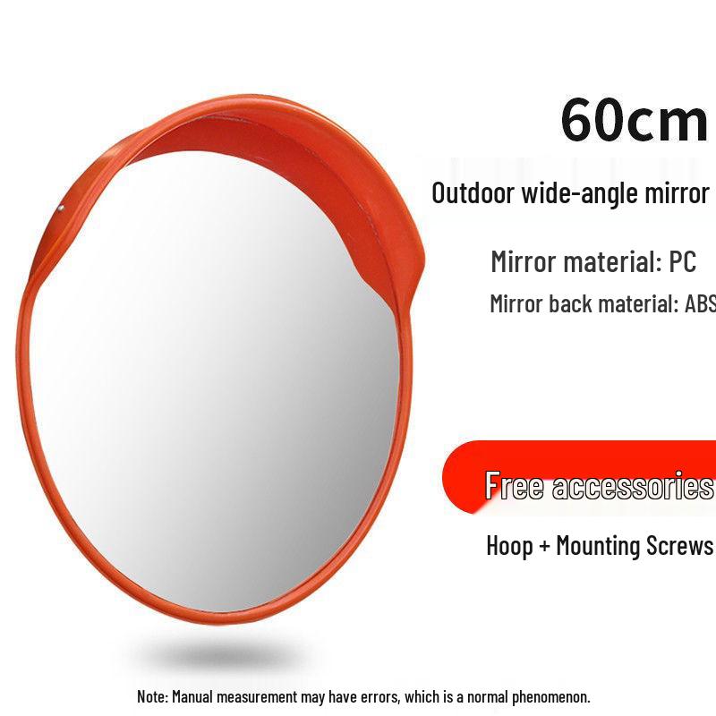 80cm Outdoor Convex Traffic Safety Mirror for Intersection Blind Spots
