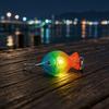 LED Light-up Fishing Lure, Waterproof Fish Attractor Light, Submersible Luminous Electronic Bait for Freshwater Saltwater Boat Trolling Fishing