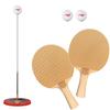 EnergyPower Hong Shuang Xi DHS Table Tennis Training Machine, Premium Metal Base, Family Ping Pong, No Table Tennis Table Required, Includes 2