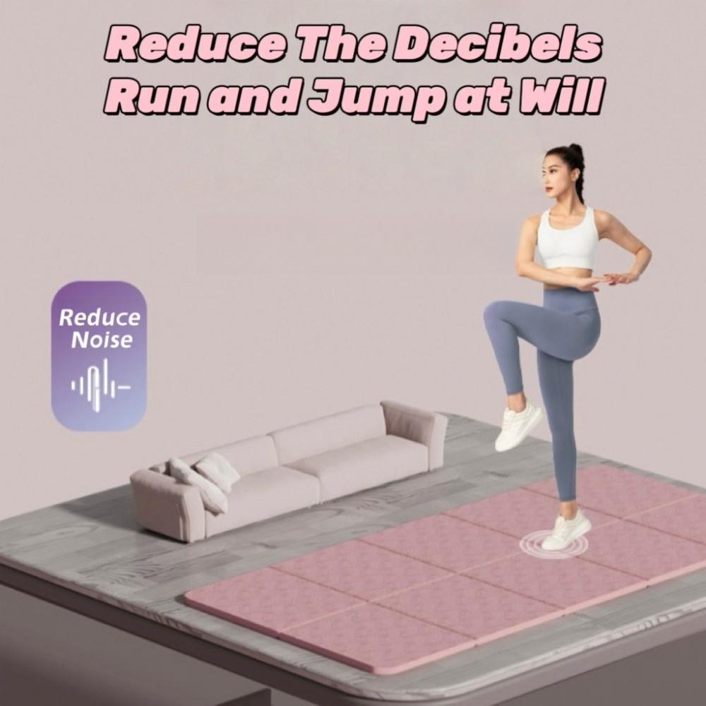 Multifunctional Foldable Yoga Mat Non-slip Fitness Cushion Foldable Pilates Mat  Beginner Workout