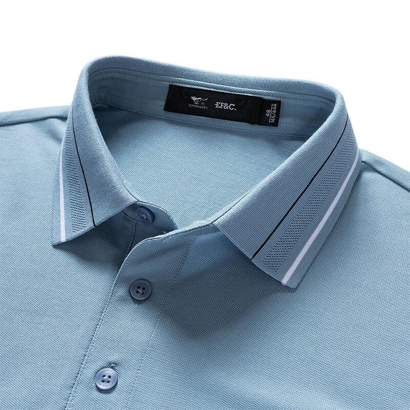 Septwolves Men's Antibacterial Silk Blend Polo Shirt